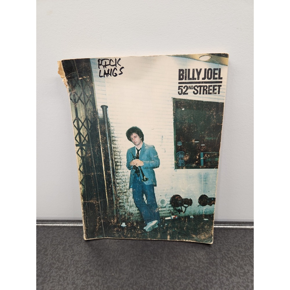 Billy Joel 52nd Street Sheet Music Book 1978 Piano Vocal Guitar ~ READ
